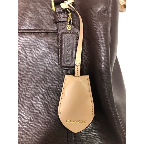 Coach Brown Leather Shoulder Bag - Picture 5 of 13